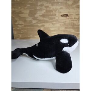 Sea World Shamu Orca Killer Whale Plush Stuffed Animal Toy Shamoo 16 inch Plush